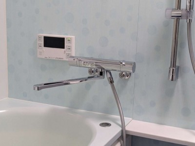交換後のシャワー水栓 交換後のシャワー水栓