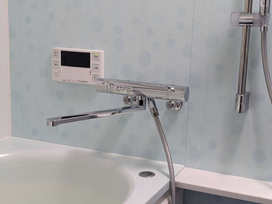 交換後のシャワー水栓