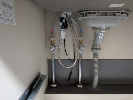 シンク下の状況