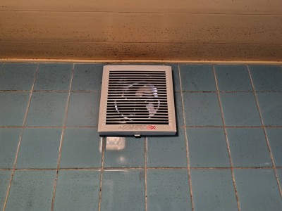 交換後の換気扇 交換後の換気扇