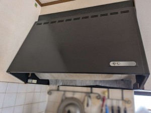 施工前のレンジフード 施工前のレンジフード