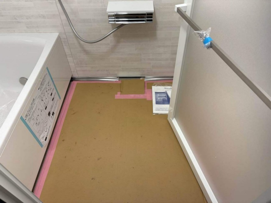 ▶ユニットバス施工現場の様子