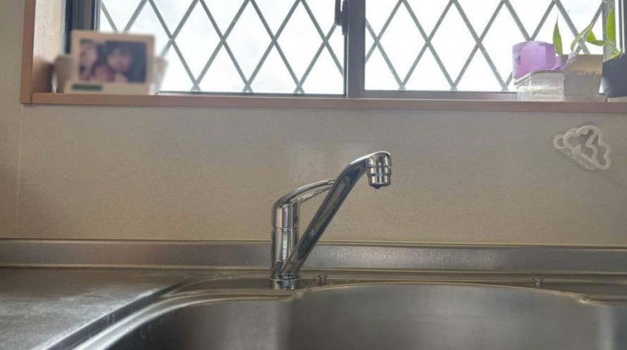 交換後の水栓金具