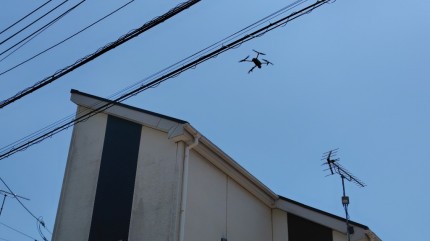 ドローン点検の様子