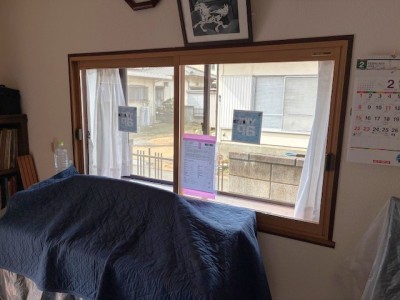 施工後の内窓の様子 施工後の内窓の様子