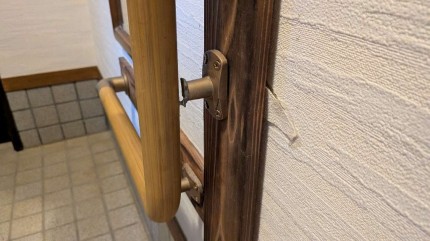 施工前の手すりの様子