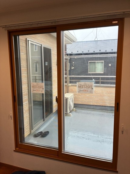 施工後の内窓設置状況