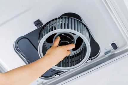 ワンタッチ着脱ファン