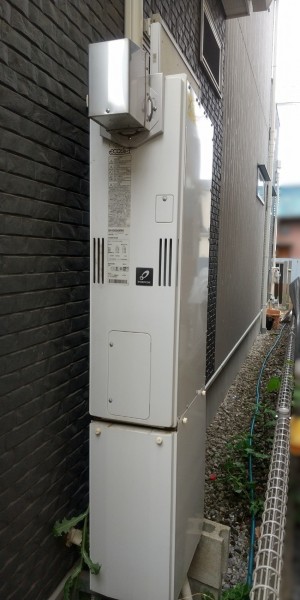 交換前の給湯熱源機