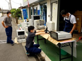 エアー掛け作業 エアー掛け作業