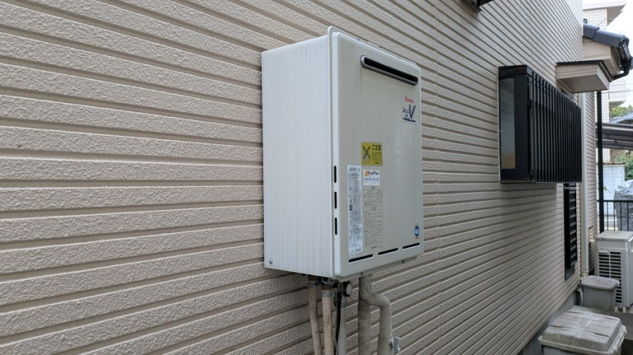 設置から14年経過した給湯器