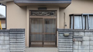 施工前の玄関の様子