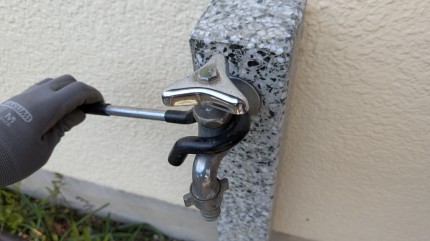 こんな風に引っ掛けて・・・