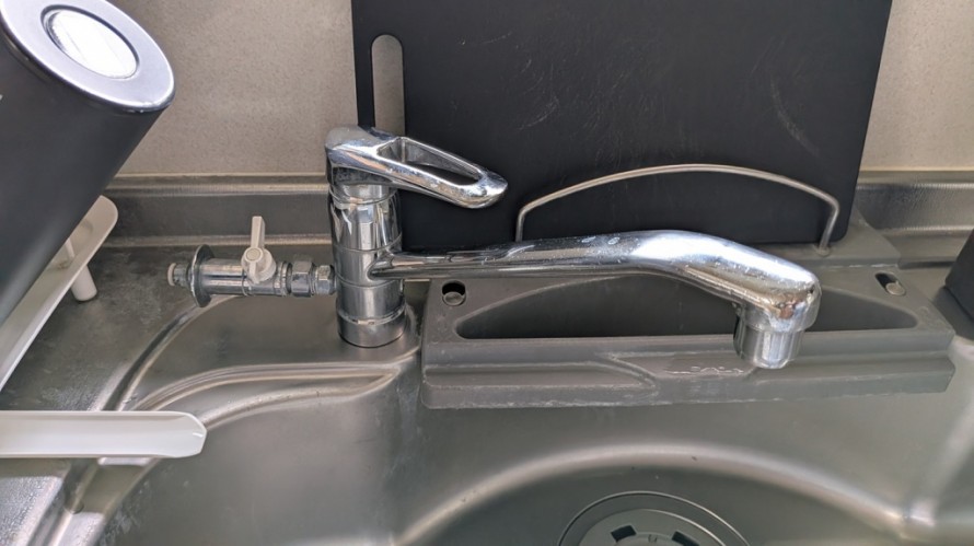 交換前の水栓金具