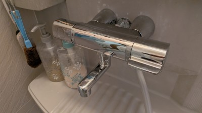 交換後はすっきりとした浴室に 交換後はすっきりとした浴室に