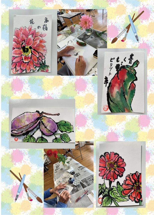 絵手紙 210930② bcb4c826b7db55b5bc9f0600462cb179