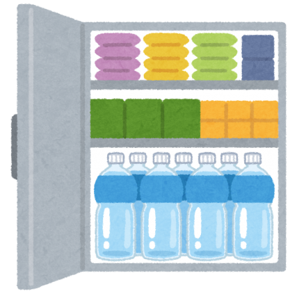 防災備蓄のイメージ