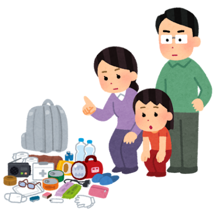 防災バッグのイメージ